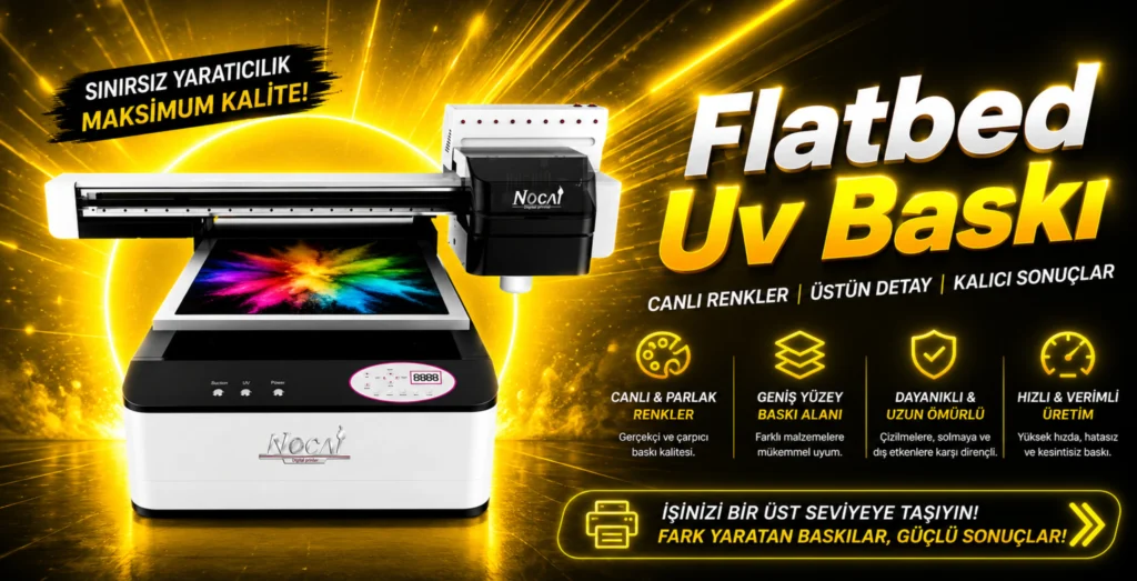 Fason Flatbed Uv Baskı