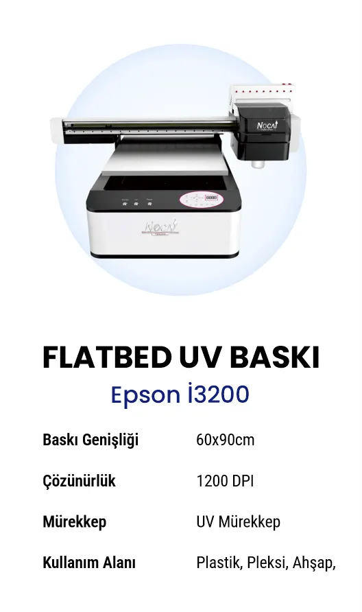 Flatbed Uv Baskı